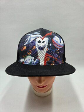 The Nightmare Before Christmas Women's OSFM Hat Disney Snapback Unisex